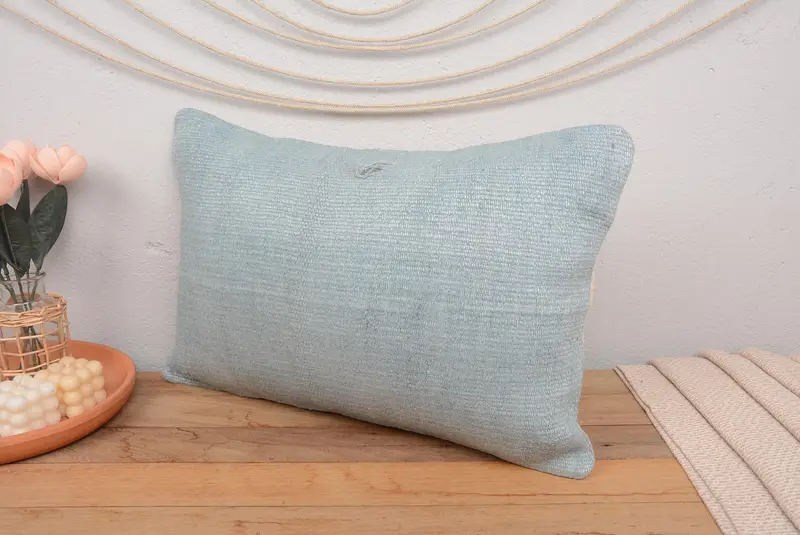 16x24 Green Cushion Case, Pillow Sham, Throw Kilim Pillow, Boho Pillow Sham Cover, Neutral Throw Pillow Sham, Kilim Pillow - 4