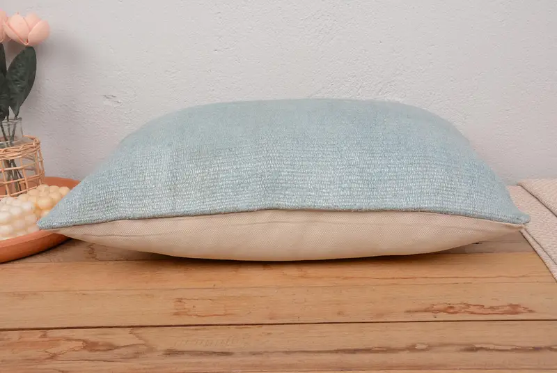 16x24 Green Cushion Case, Pillow Sham, Throw Kilim Pillow, Boho Pillow Sham Cover, Neutral Throw Pillow Sham, Kilim Pillow - 5