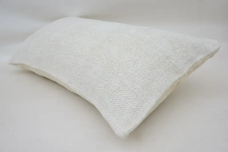 Pillow, Luxury Pillow Sham, Turkish Pillow, Home Decor Pillow, Vintage Kilim Throw Pillow, Kilim Rug Cushion Case, 12x24 White Pillow - 6