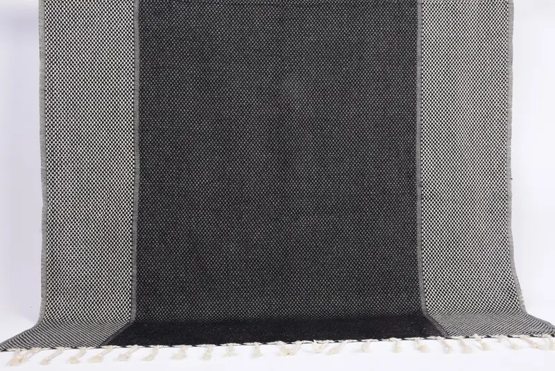 Bulk Order Towel, 63x38 inches Black Geometric Linen Towel, Custom Gift