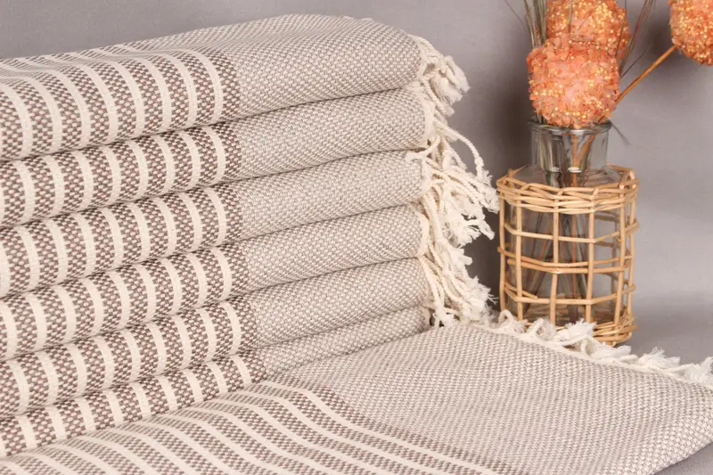 Organic towel, Travel Towel, Fringed Turkish peshtemal beach towel USA, Grandma Gift, 76x40 Cotton Striped Towel, Monogram Beach Towel, Travel towel - 1