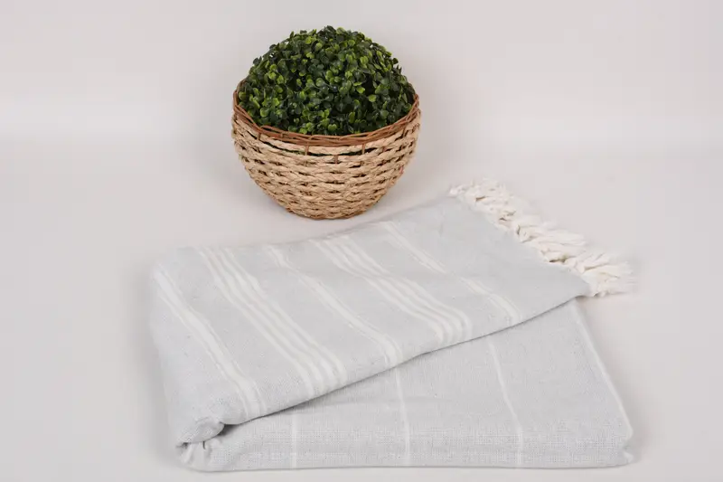 70x40 Cotton Striped Towel, Bridal Party Gifts, Quick-dry peshtemal, Organic cotton Turkish peshtemal towel, Gift For Him, Gym Towel, Custom Towel - 4