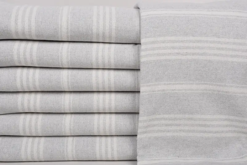 70x40 Cotton Striped Towel, Bridal Party Gifts, Quick-dry peshtemal, Organic cotton Turkish peshtemal towel, Gift For Him, Gym Towel, Custom Towel - 1