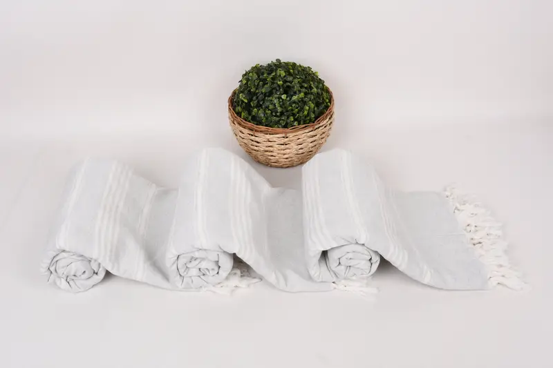 70x40 Cotton Striped Towel, Bridal Party Gifts, Quick-dry peshtemal, Organic cotton Turkish peshtemal towel, Gift For Him, Gym Towel, Custom Towel - 8