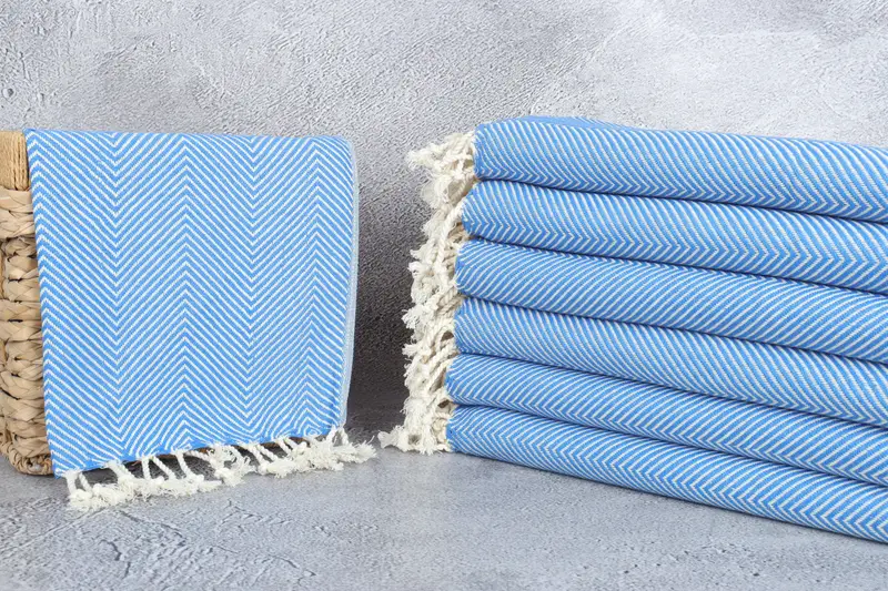 Valentine Day Gift For Her, Bridesmaid Gifts, 40x20 Cotton Herringbone Towel, Personalized Gift For Her, Kitchen Towel, Personalized Hand Towel - 3
