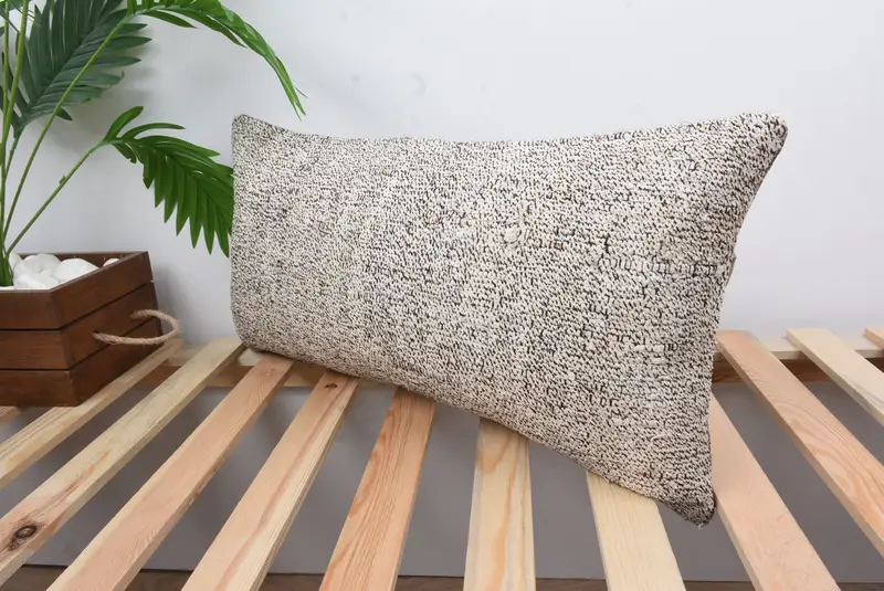 12x24 White Pillow, Pet Pillow Case, Hippie Throw Pillow Case, Ethnical Kilim Rug Pillow, Boho Pillow Sham Cover, Pillow Case, Home Decor Pillow - 5
