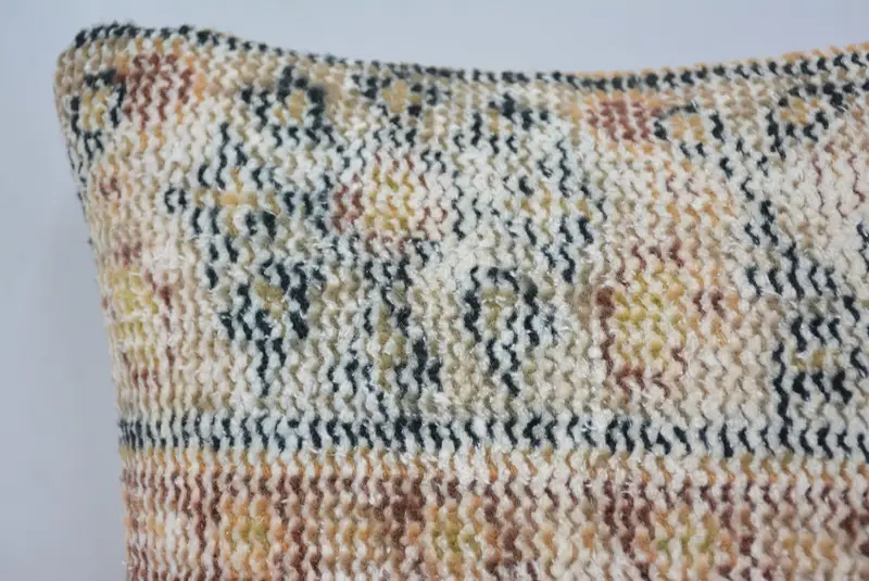Turkish Bench Cushion Case, Turkish Pillow, 14x14 Beige Cushion Cover, Sofa Cushion Cover, Antique Pillows, Boho Pillow, Pillow Cover - 2