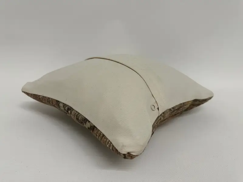 Kilim Pillow, Outdoor Pillow Cover, 12x12 Brown Pillow Sham, Antique Pillows, Turkish Kilim Pillow, Pillow Case, Meditation Cushion - 7