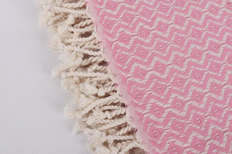 Valentines Day Gift, 70x40 Cotton Diamond Towel, Turkish beach towel with fringe, Custom Wedding Gifts, Bridal Shower Favors, Beach Towel Bulk - 7