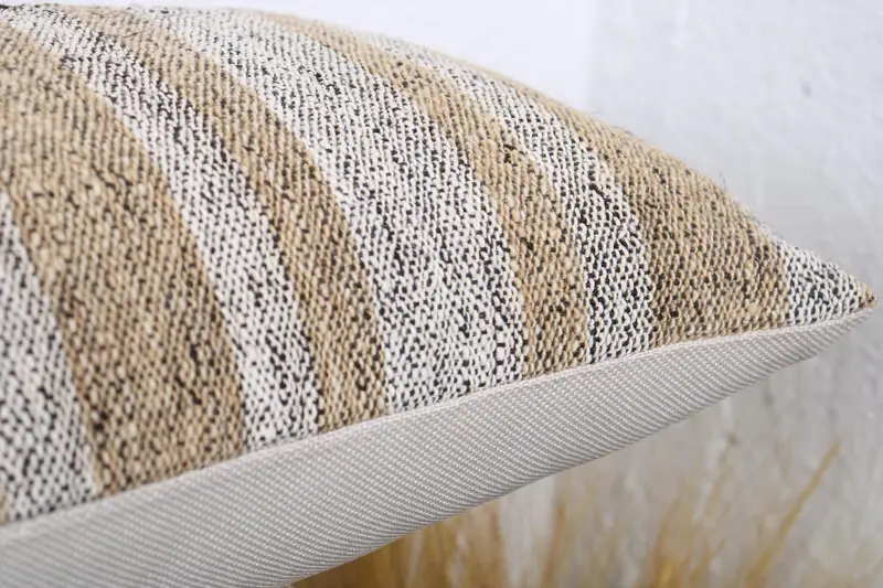 Handmade Throw Cushion Case, Cushion Case, Antique Pillows, Vintage Kilim Throw Pillow, 12x36 Beige Cushion Case, Gift Pillow - 6