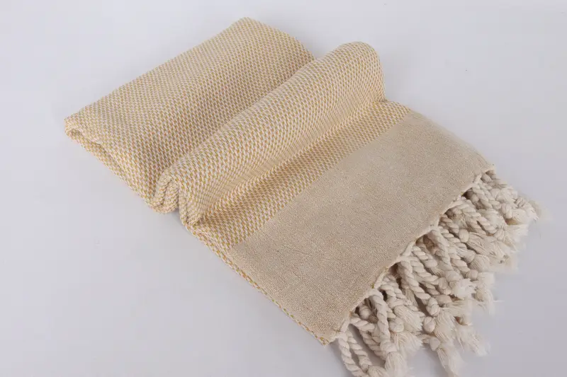 Beach towel, Turkish beach towel with fringe, Monogram Beach Towel, Bridesmaid Gift Towel, 70x40 Cotton Geometric Towel, Gift For Coworker - 6