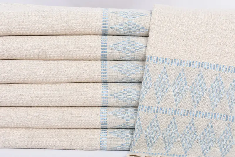 Personalized Hand Towel, Home Decor Gifts, Small Bath Towels, Gifts For Him, Monogram Hand Towel, Gift For Coworker, 40x20 Linen Kilim Design Towel - 2