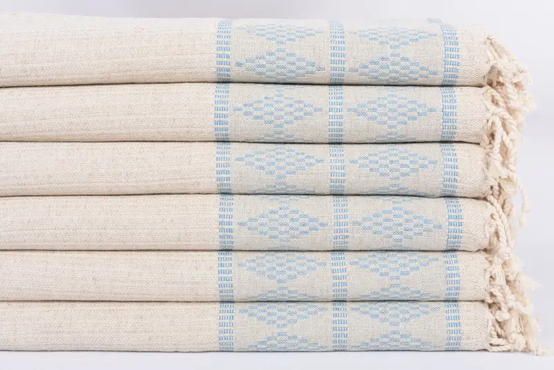 Personalized Hand Towel, Home Decor Gifts, Small Bath Towels, Gifts For Him, Monogram Hand Towel, Gift For Coworker, 40x20 Linen Kilim Design Towel - 3