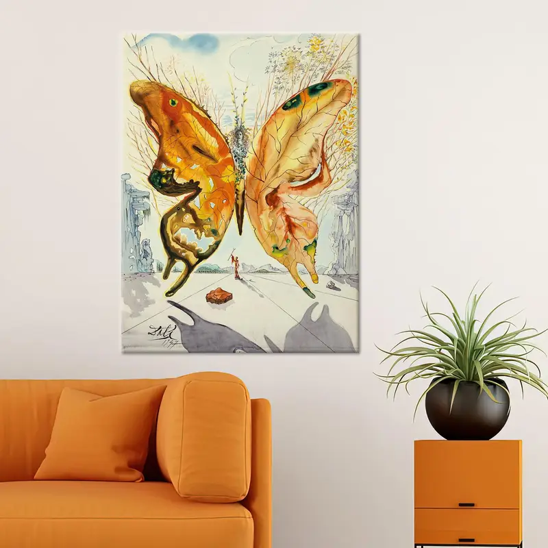 Salvador Dali Venüs Kelebeği Kanvas Tablo Tablo - Zarif Sanat Dekor