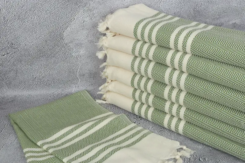Kitchen Towel, Turkish Towel Hand Towel, Turkish Tea Towel, Gift For Him, 36x20 Cotton Herringbone Towel, Bachelorette Party Favors, Guest Towel - 2