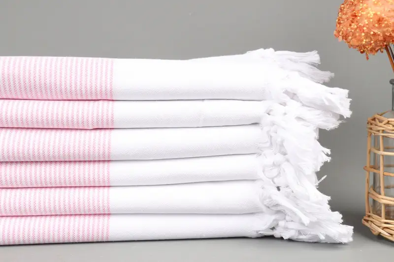 Family Gift Basket, Wedding Gifts Towel, Personalized Wedding Gift, Best Beach Towel, 70x40 Cotton Striped Towel, Wedding Day Gift For Bride - 2