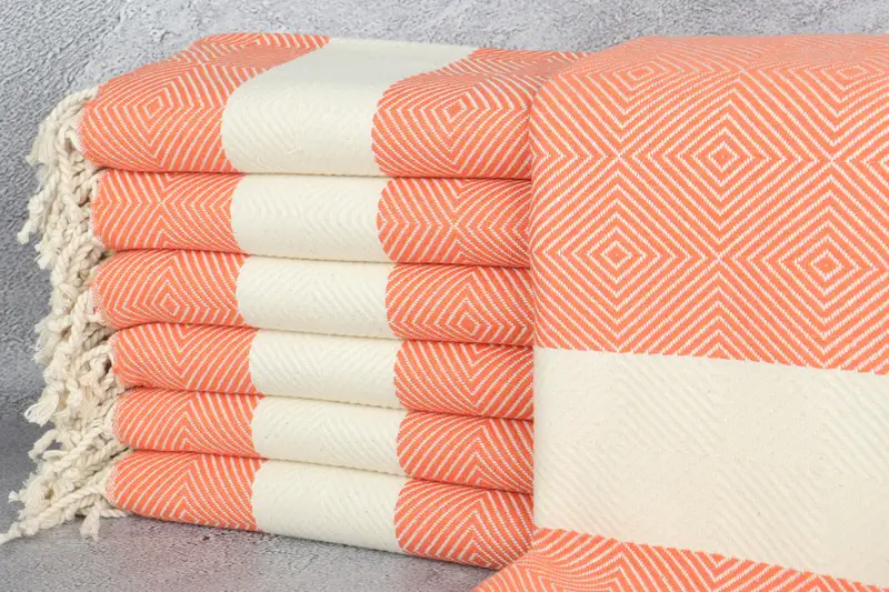 Bridal Gifts, Personalized Home Gift Wedding, Bridal Shower Gift, 80x40 Cotton Diamond Towel, Summer Towel, Quick-Dry Beach Towel, Lightweight towel - 1