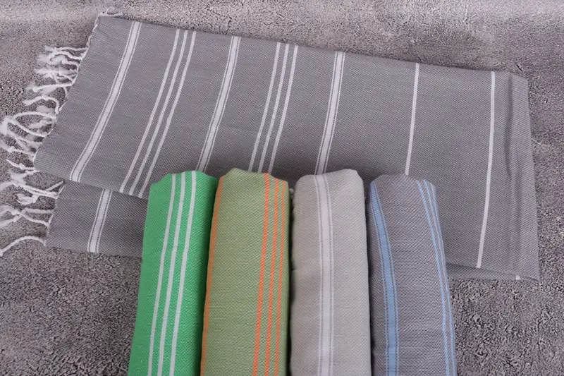 Small Bath Towels, 40x24 Cotton Striped Towel, Personalized Kitchen Towel, Monogram Turkish Bath Towel, Personalize Gift, Kitchen Towel, Spa Towel - 8