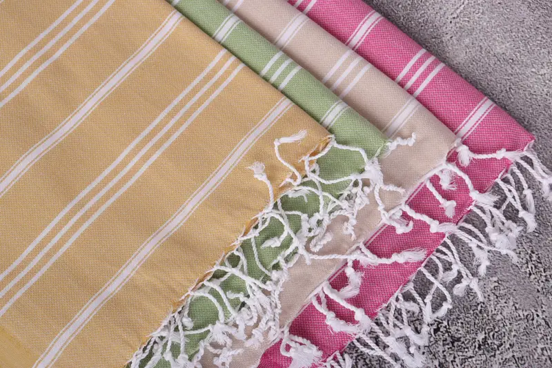Small Bath Towels, 40x24 Cotton Striped Towel, Personalized Kitchen Towel, Monogram Turkish Bath Towel, Personalize Gift, Kitchen Towel, Spa Towel - 5