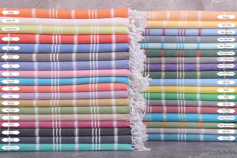 Small Bath Towels, 40x24 Cotton Striped Towel, Personalized Kitchen Towel, Monogram Turkish Bath Towel, Personalize Gift, Kitchen Towel, Spa Towel - 1
