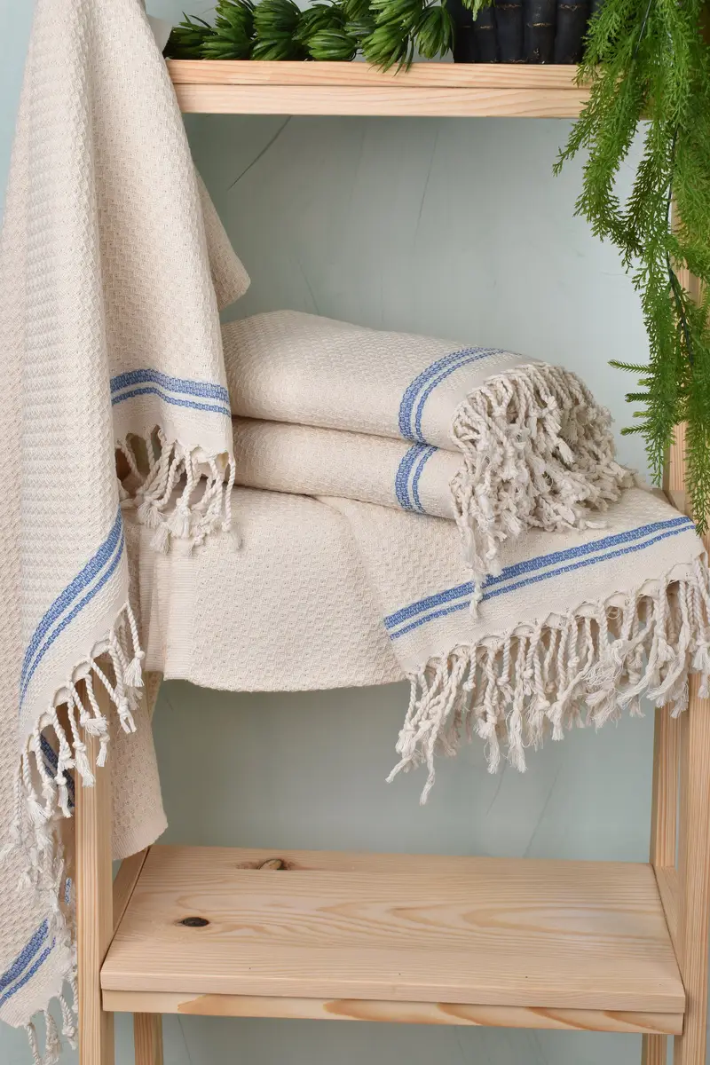 Turkish towel, Bride Gift, Custom Towel Beach, Guest Towel, 68x36 Cotton Striped Towel, Best Friend Wedding Gift, Organic Turkish towel, Thin towel - 6