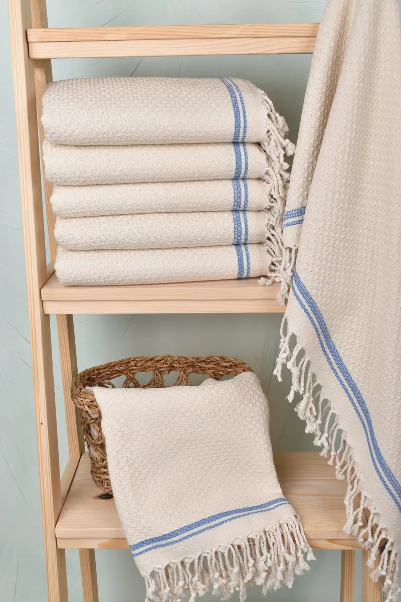 Turkish towel, Bride Gift, Custom Towel Beach, Guest Towel, 68x36 Cotton Striped Towel, Best Friend Wedding Gift, Organic Turkish towel, Thin towel - 3