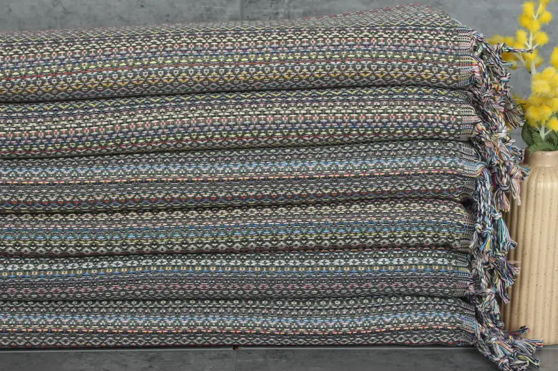 Monogram Kitchen Towel Colorful Diamond Tea Towel 18x38 Inches