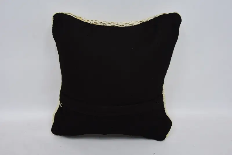 Office Chair Pillow Sham, Interior Designer Pillow, Boho Pillow, 12x12 White Pillow Case, Cushion, Garden Pillow Cover, Kilim Pillow Cover - 6