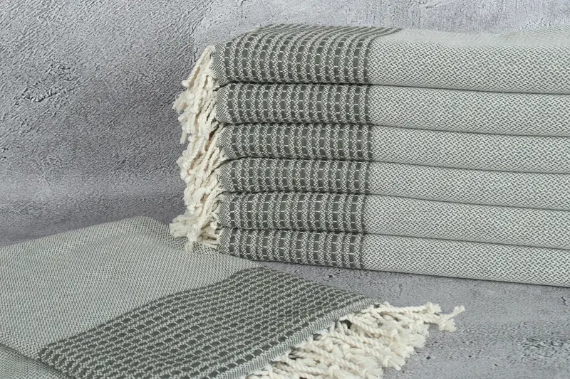 Oversized lightweight Turkish bath towel USA, 70x36 Cotton Striped Towel, Custom Gift, Peshtemal, Turkish beach towel, Monogrammed Beach Towel - 2