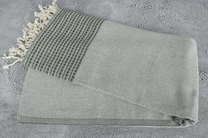 Oversized lightweight Turkish bath towel USA, 70x36 Cotton Striped Towel, Custom Gift, Peshtemal, Turkish beach towel, Monogrammed Beach Towel - 6