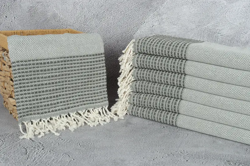 Oversized lightweight Turkish bath towel USA, 70x36 Cotton Striped Towel, Custom Gift, Peshtemal, Turkish beach towel, Monogrammed Beach Towel - 3