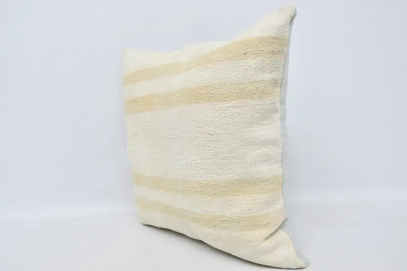 Kilim Pillow Cover, Nomadic Cushion Case, Antique Pillows, 28x28 White Pillow Cover, Ethnic Cushion Case, Pillow Cover, Boho Pillow Sham Cover - 4