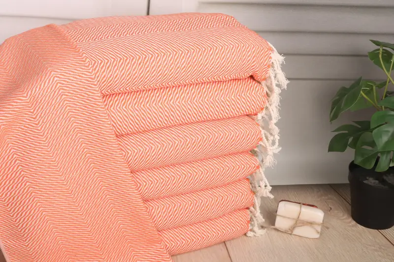 Personalized Turkish Tea Towel, Chevron Hand Towel, 20x40 Inches