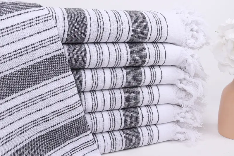 Family Gift, 68x32 Cotton Striped Towel, Custom Turkish Towel, Bachelorette Party Gifts Bridesmaids, Personalized Gifts, Organic Turkish towel - 1