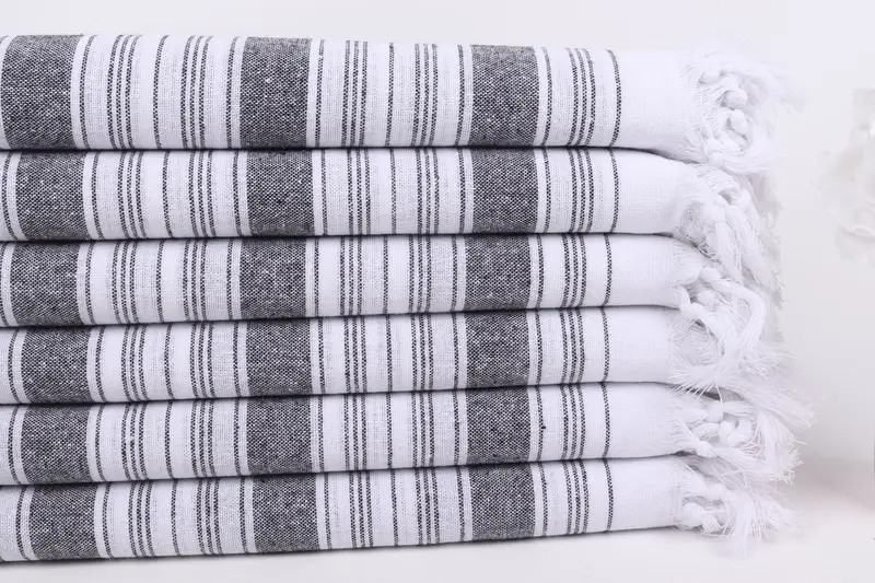 Family Gift, 68x32 Cotton Striped Towel, Custom Turkish Towel, Bachelorette Party Gifts Bridesmaids, Personalized Gifts, Organic Turkish towel - 3