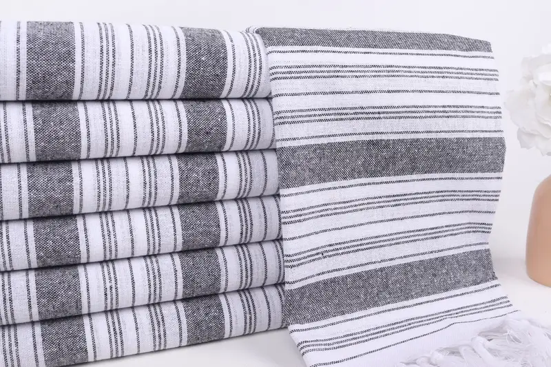 Family Gift, 68x32 Cotton Striped Towel, Custom Turkish Towel, Bachelorette Party Gifts Bridesmaids, Personalized Gifts, Organic Turkish towel - 2