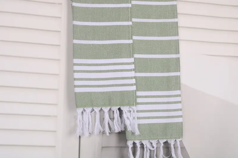 Turkish Tea Towel, Gift For Him, 40x20 Cotton Zig zag Towel, Baby Boy Gift, Small Bath Towels, Gym Towel, Monogrammed Hand Towel, Bridal Shower Gift - 7