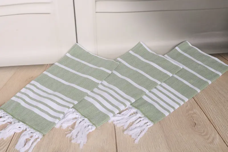 Turkish Tea Towel, Gift For Him, 40x20 Cotton Zig zag Towel, Baby Boy Gift, Small Bath Towels, Gym Towel, Monogrammed Hand Towel, Bridal Shower Gift - 6