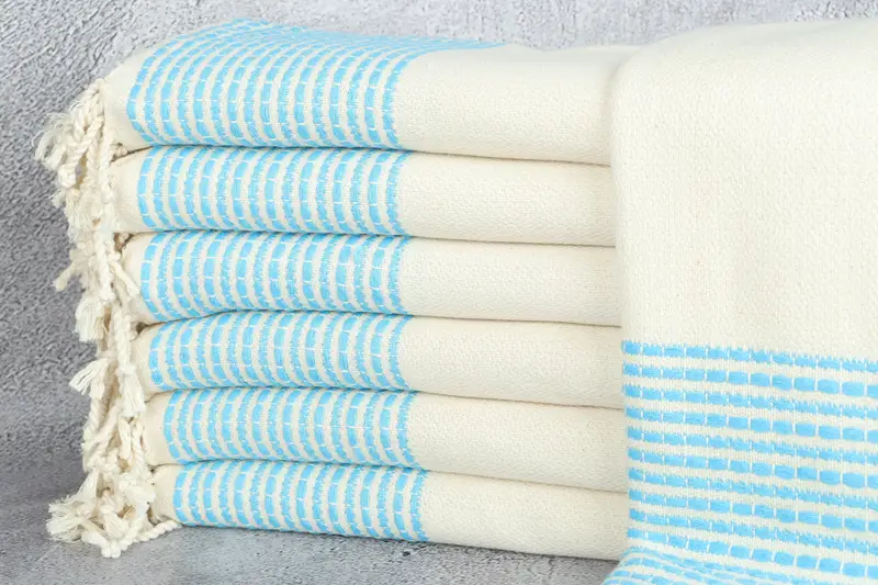Quick-Dry Beach Towel, Travel Towel, Bachelorette Beach Towel, 70x36 Cotton Striped Towel, Absorbent towel, Best Beach Towel, Bachelorette Favor - 1
