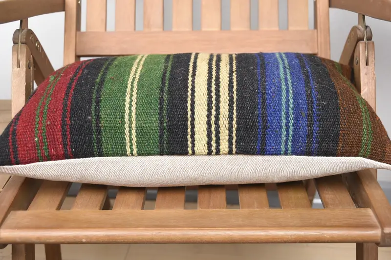 Pillow for Sofa, Rustic Pillow Cover, Pillow Sham, Interior Designer Pillow, Authentic Cushion, Turkish Pillow, Floor Pillow, 12x20 Red Pillow Cover - 6