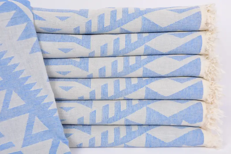 Personalized Turkish Towel, Personalized Towel, Spa Gift Towel, Organic Towel, Wedding Shower Gift, 76x40 Cotton Geometric Towel, Turkish bath towel - 2