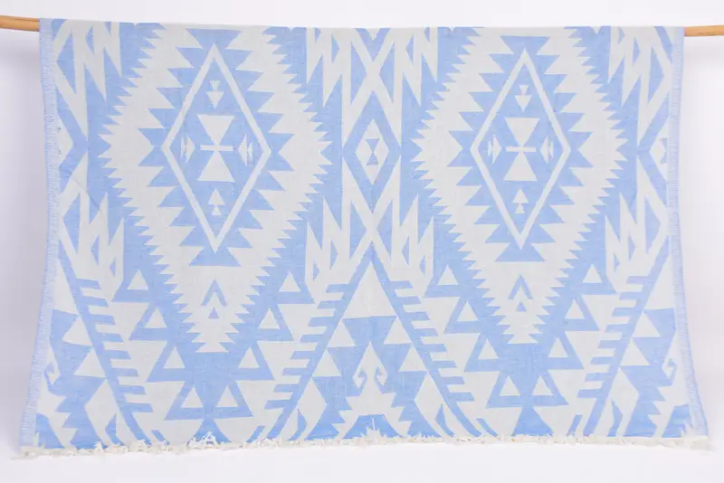 Personalized Turkish Towel, Personalized Towel, Spa Gift Towel, Organic Towel, Wedding Shower Gift, 76x40 Cotton Geometric Towel, Turkish bath towel - 1