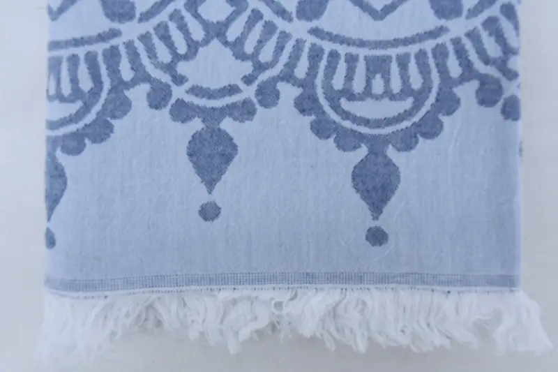 Turkish Bath Towel USA, Personalized Wedding Gift, Travel Towel, 70x40 Cotton Floral Patterned Towel, Gift Towel, Gift For Him, Sand-resistant towel - 8
