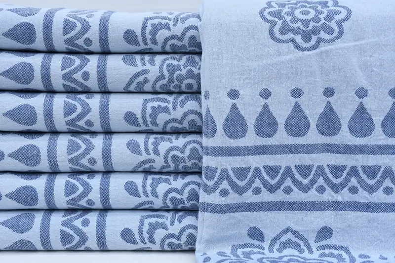 Turkish Bath Towel USA, Personalized Wedding Gift, Travel Towel, 70x40 Cotton Floral Patterned Towel, Gift Towel, Gift For Him, Sand-resistant towel - 3