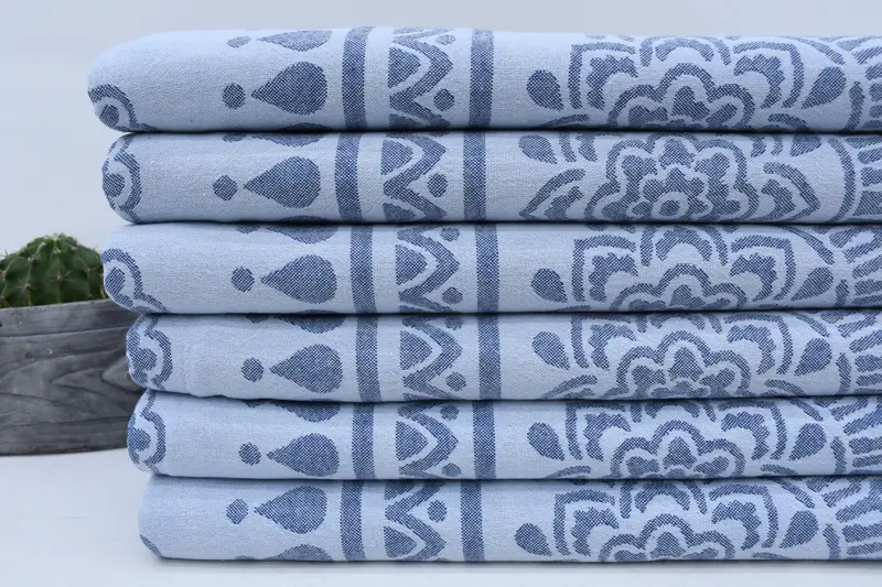Turkish Bath Towel USA, Personalized Wedding Gift, Travel Towel, 70x40 Cotton Floral Patterned Towel, Gift Towel, Gift For Him, Sand-resistant towel - 4