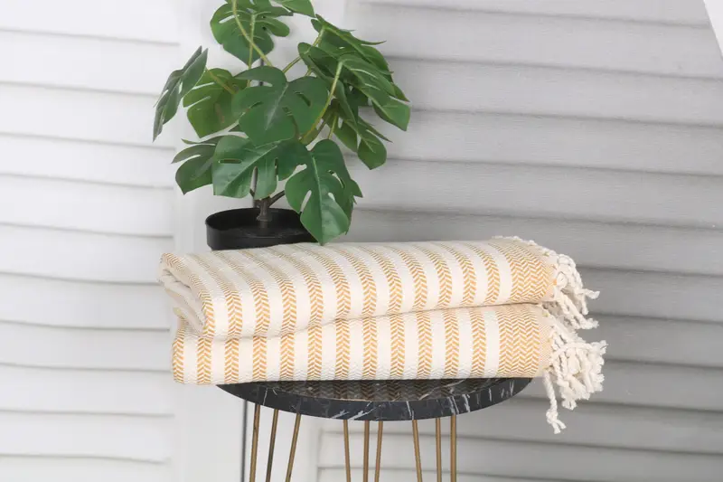 Turkish Beach Towel Monogram, Fouta towel, Summer Gift, 70x40 Cotton Chevron Towel, Cute Beach Towel, Boyfriend Christmas Gift, Turkish Towel Beach - 3