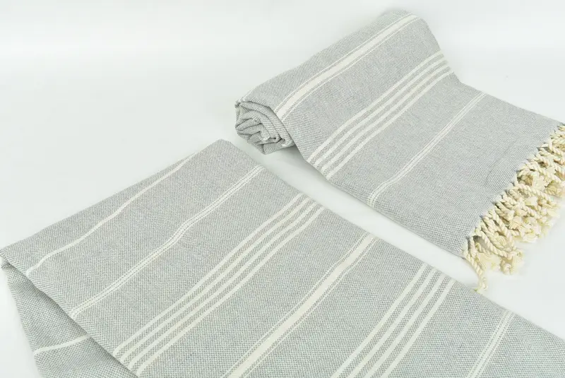 Housewarming Gift, Turkish Towel Bulk, Turkish bath towel, Turkish beach towel, Bride Gift, 68x40 Cotton Striped Towel, Beach Towel Bulk - 7