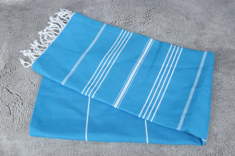 Fouta towel, 70x40 Cotton Striped Towel, Summer Gift Ideas, Wedding Gift, Gift Towel, Cotton towel, Beach Wedding Favor, Wedding Hand Made Gift - 6