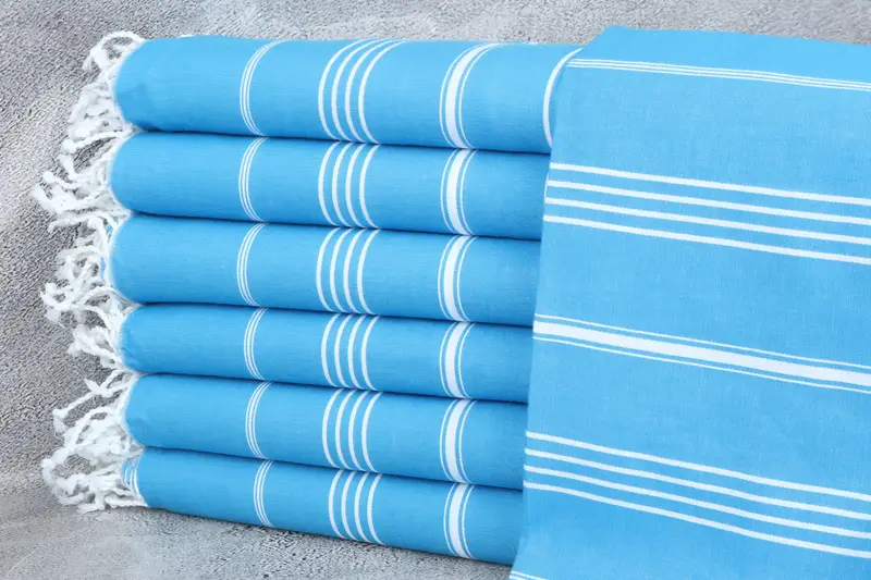 Fouta towel, 70x40 Cotton Striped Towel, Summer Gift Ideas, Wedding Gift, Gift Towel, Cotton towel, Beach Wedding Favor, Wedding Hand Made Gift - 1