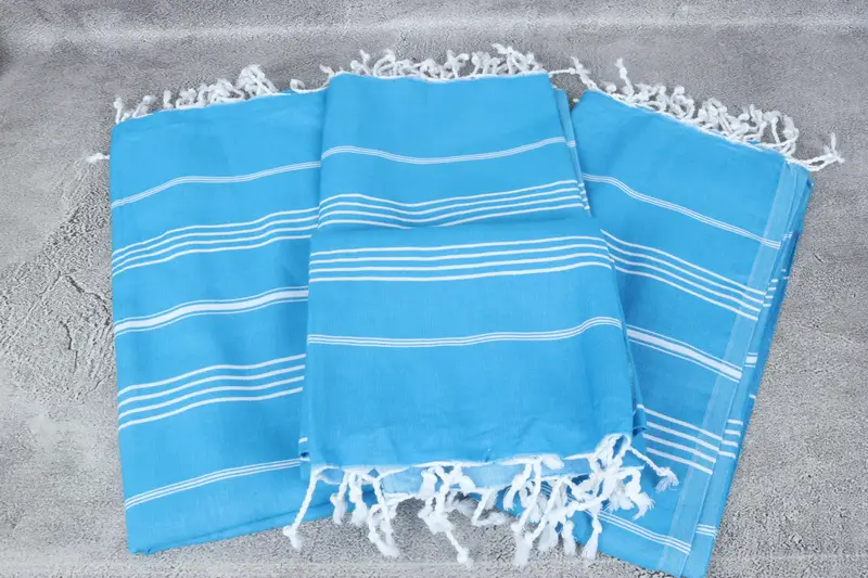 Fouta towel, 70x40 Cotton Striped Towel, Summer Gift Ideas, Wedding Gift, Gift Towel, Cotton towel, Beach Wedding Favor, Wedding Hand Made Gift - 4